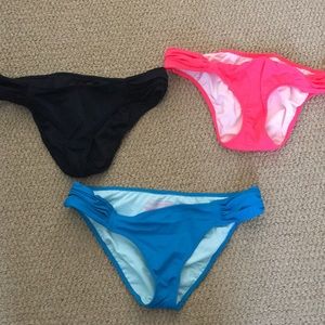Lot of 3 Victoria’s Secret bikini bottoms